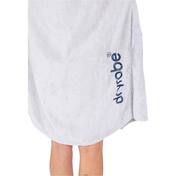 2026 Dryrobe Adult Hooded Zip Towel Robe FZORGTWLNC - Nimbus Cloud